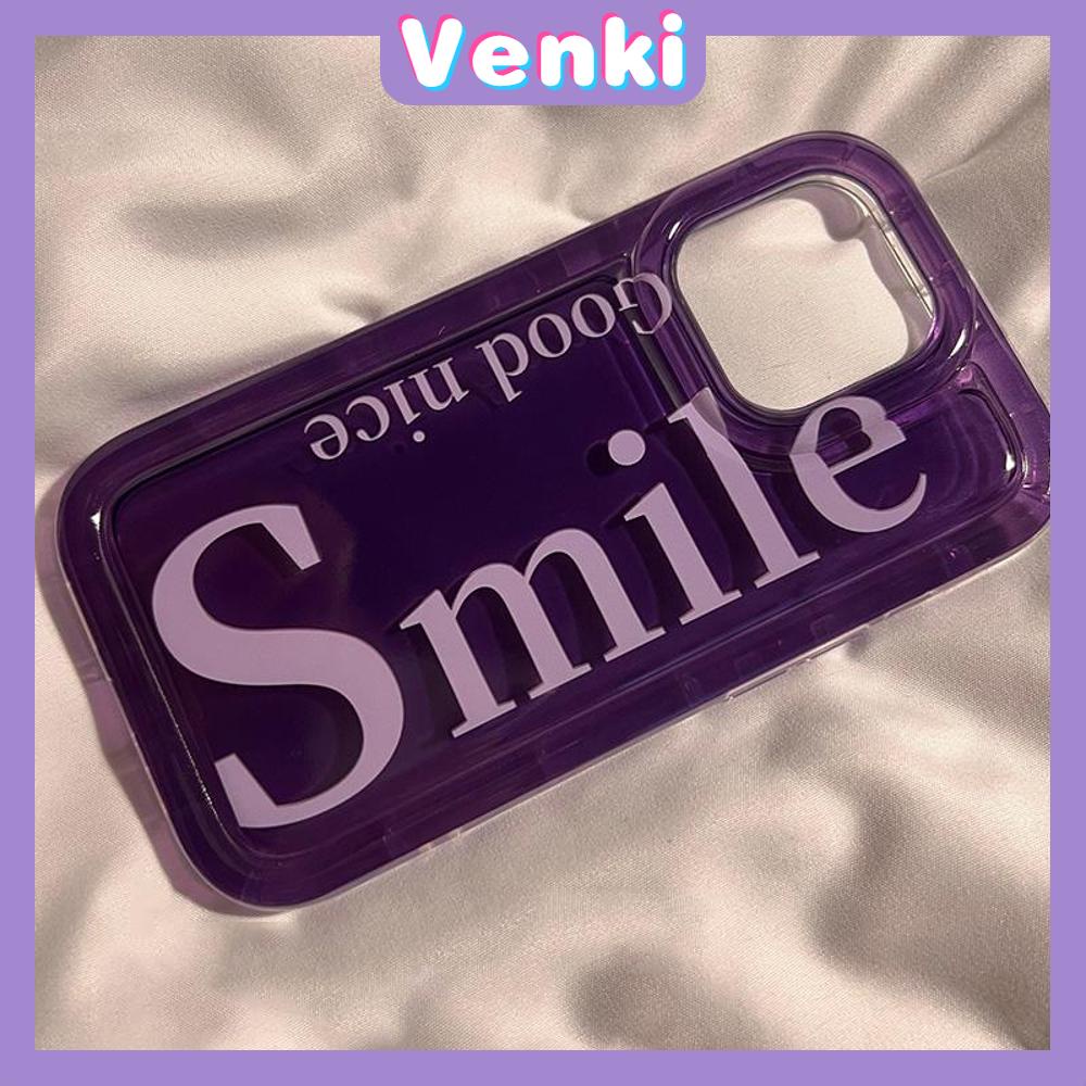 Case For iPhone 14 Pro Max TPU Soft Jelly Airbag Case Purple Smile Case Camera Protection Shockproof For iPhone 14 13 12 11 Plus Pro Max 7 Plus X XR