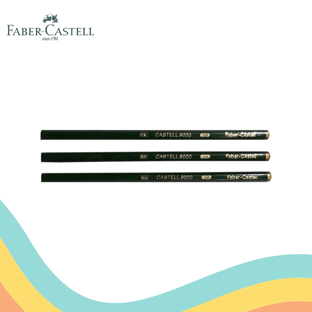 

PENSIL 3H FABER CASTELL HIJAU (1 PCS)