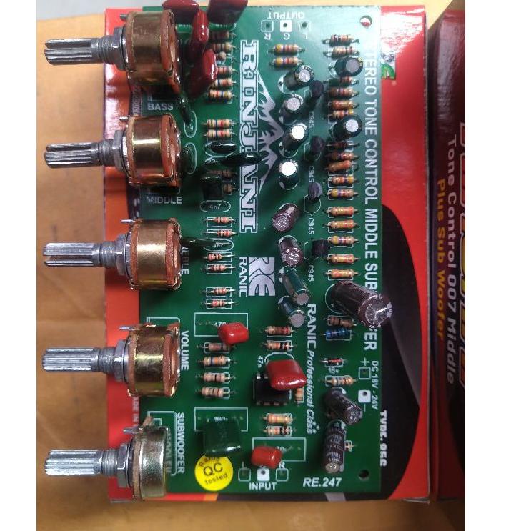 Top Rating kit tone control stereo middle plus subwoofer dc 12v ( 856 )