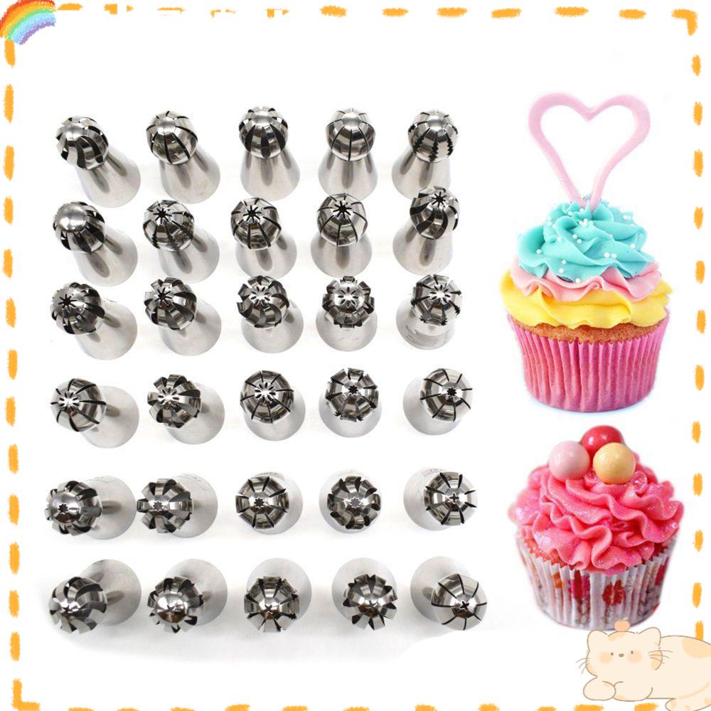 Solighter Flower Frosting Tip Party Cupcake Bunga Mawar Cream Pastry Kue Dekorasi Tips Icing Piping Nozel