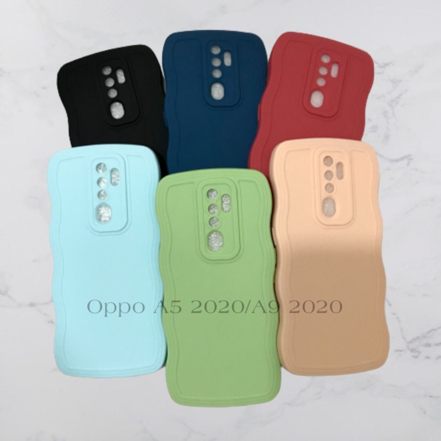 CASE OPPO A5 2020/A9 2020 - SOFTCASE SILIKON GELOMBANG WAVY PRO CAMERA - GA