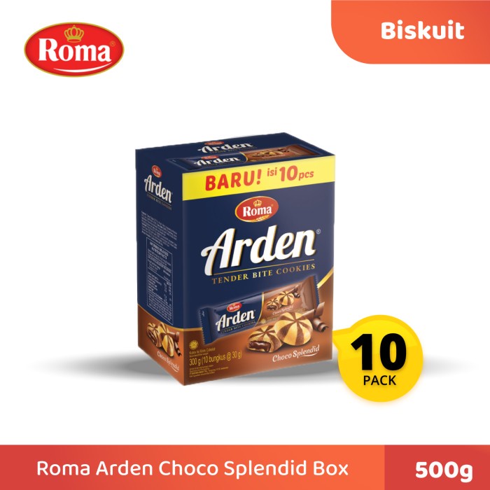 

BISKUIT ROMA ARDEN CHOCO SPLENDID BOX ISI 10SACHET