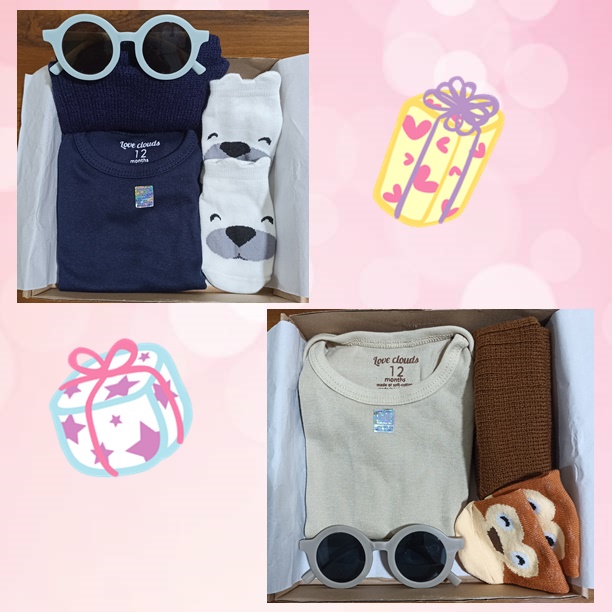 Paket Newborn Gift Baby Hampers – Boy &amp; girl - Parcel bayi / hampers bayi laki-laki perempuan /hampers bayi cewek cowok /hampers newborn /hampers baby girl boy /kado lahiran