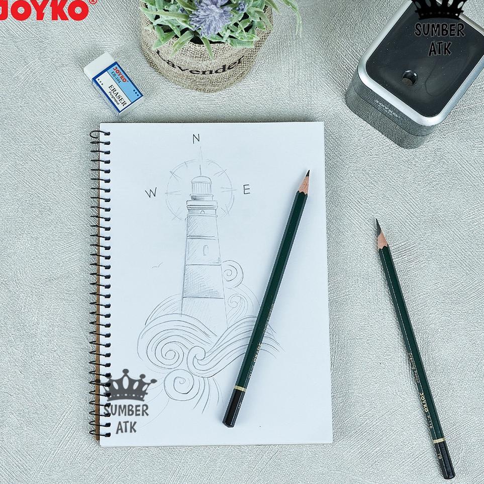 

[PRODUK H6NTT] Buku Sketsa Gambar Sketch Book Croquis Joyko SKBK-706 A5 B5 B4 8PP