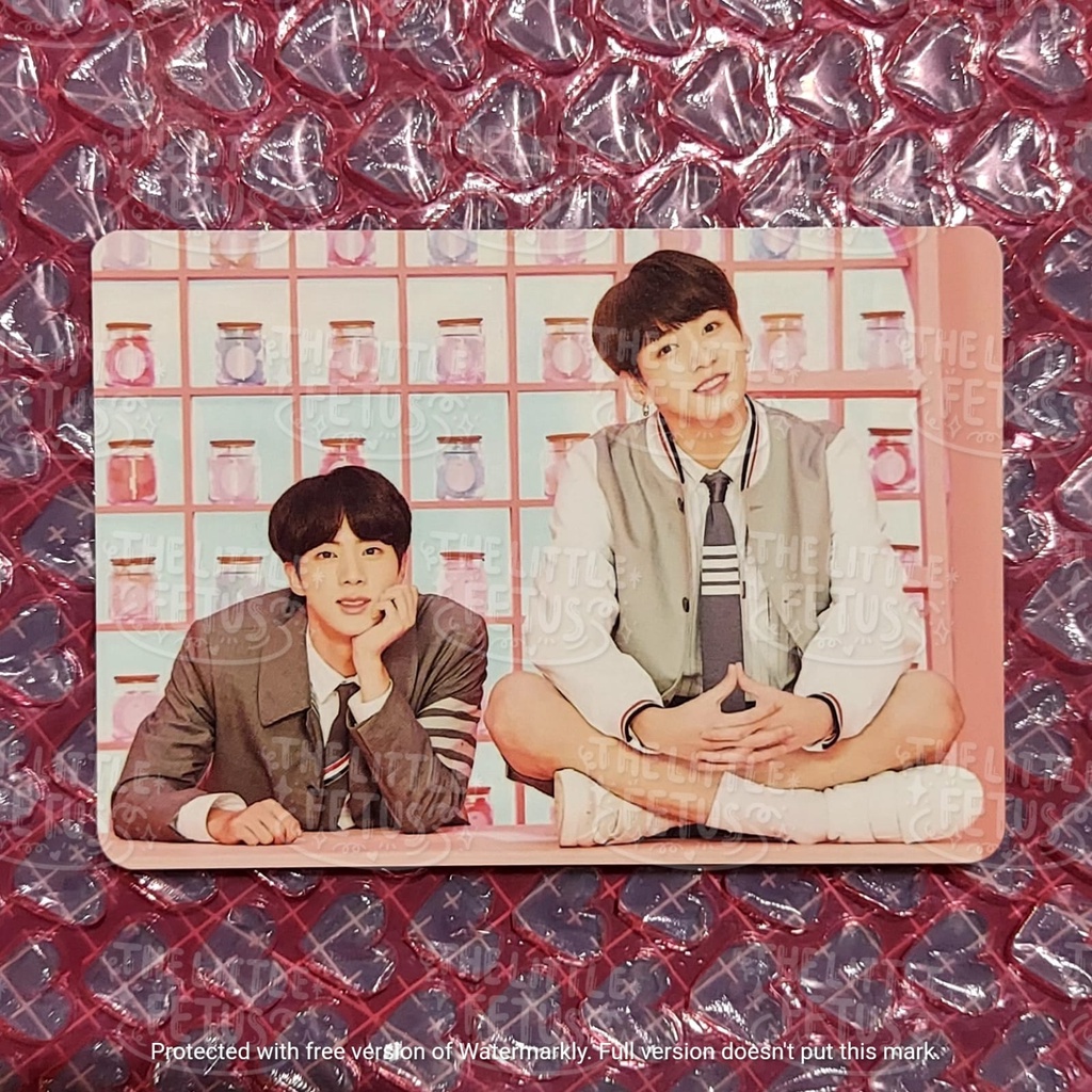 [BACA DESKRIPSI] MINI PHOTOCARD OFFICIAL BTS MPC JINKOOK HAPPY EVER AFTER KOREA HEA KR JK JIN