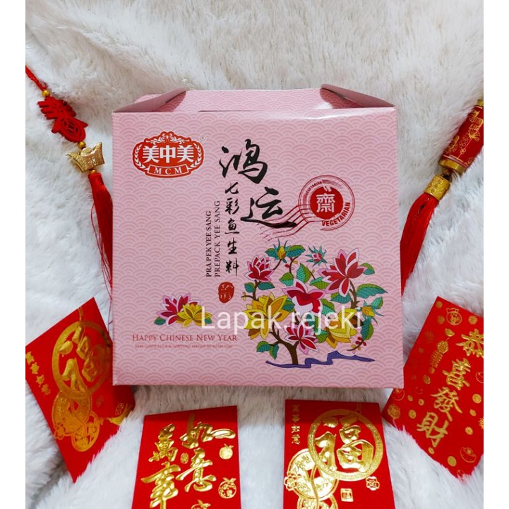 Prepacked Yee Sang Vegetarian Malaysia / Lao Yu Sheng / Yee Sang Imlek  / Yee sang / Yu Sheng