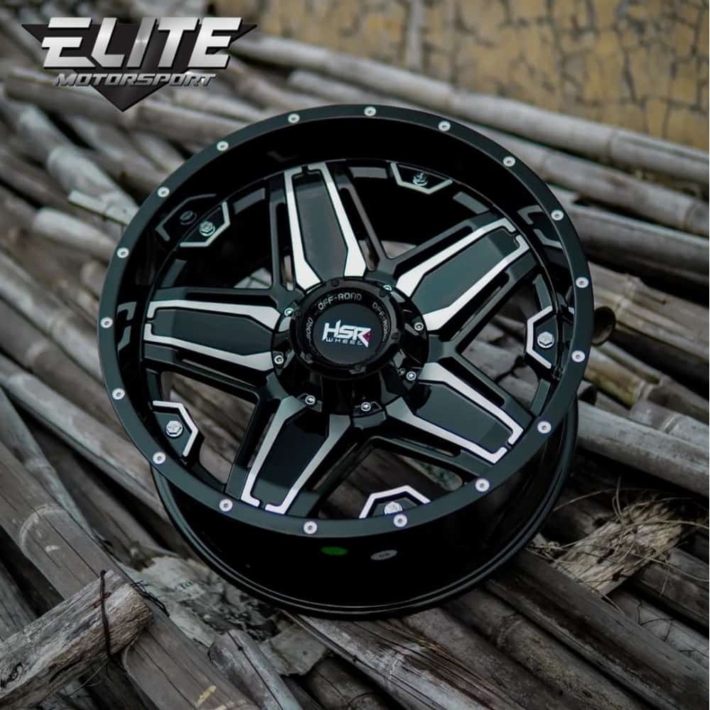 Velg HSR FG HINOTO Ring 20 Lebar 10 Lubang 5 Pcd 127.ET-24 Untuk Mobil WRANGLER