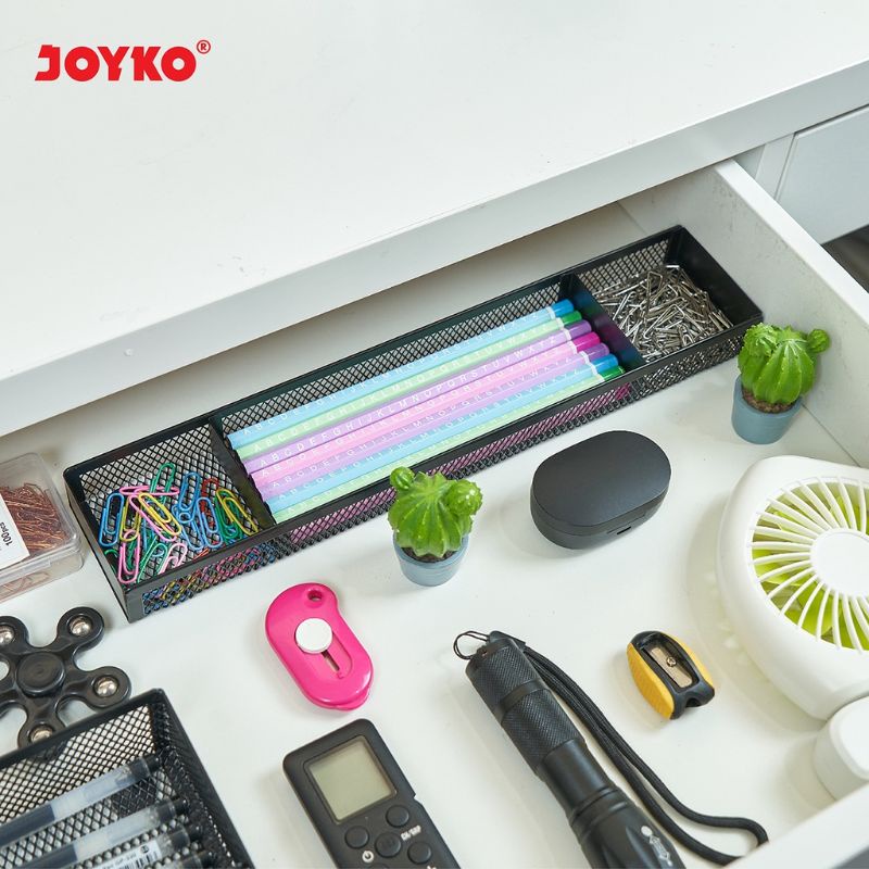 

JOYKO Desk Set Ds-29 Pen Holder Tempat Alat Tulis Jaring Besi