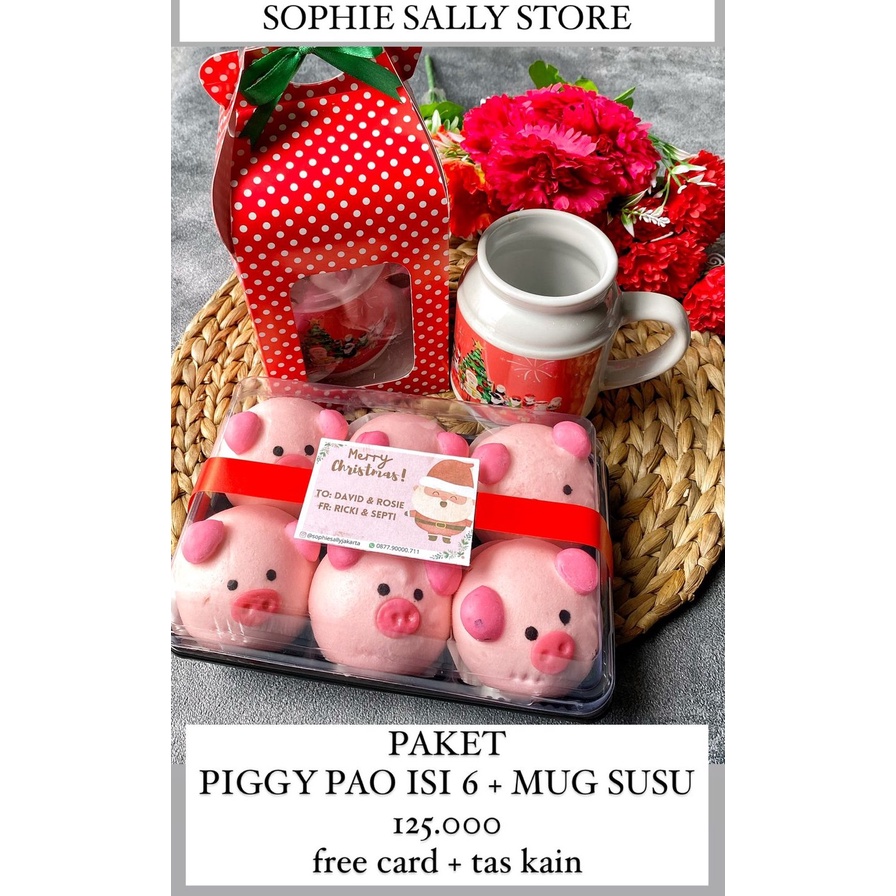 

BAKPAO + MUG PAKET HAMPERS NATAL / CHRISTMAS EDITION