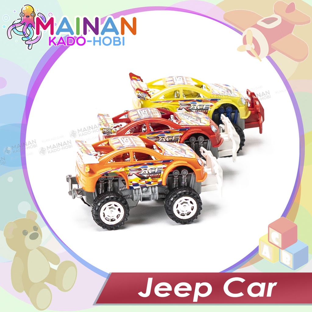 MAINAN ANAK MINIATUR DIECAST JEEP CAR