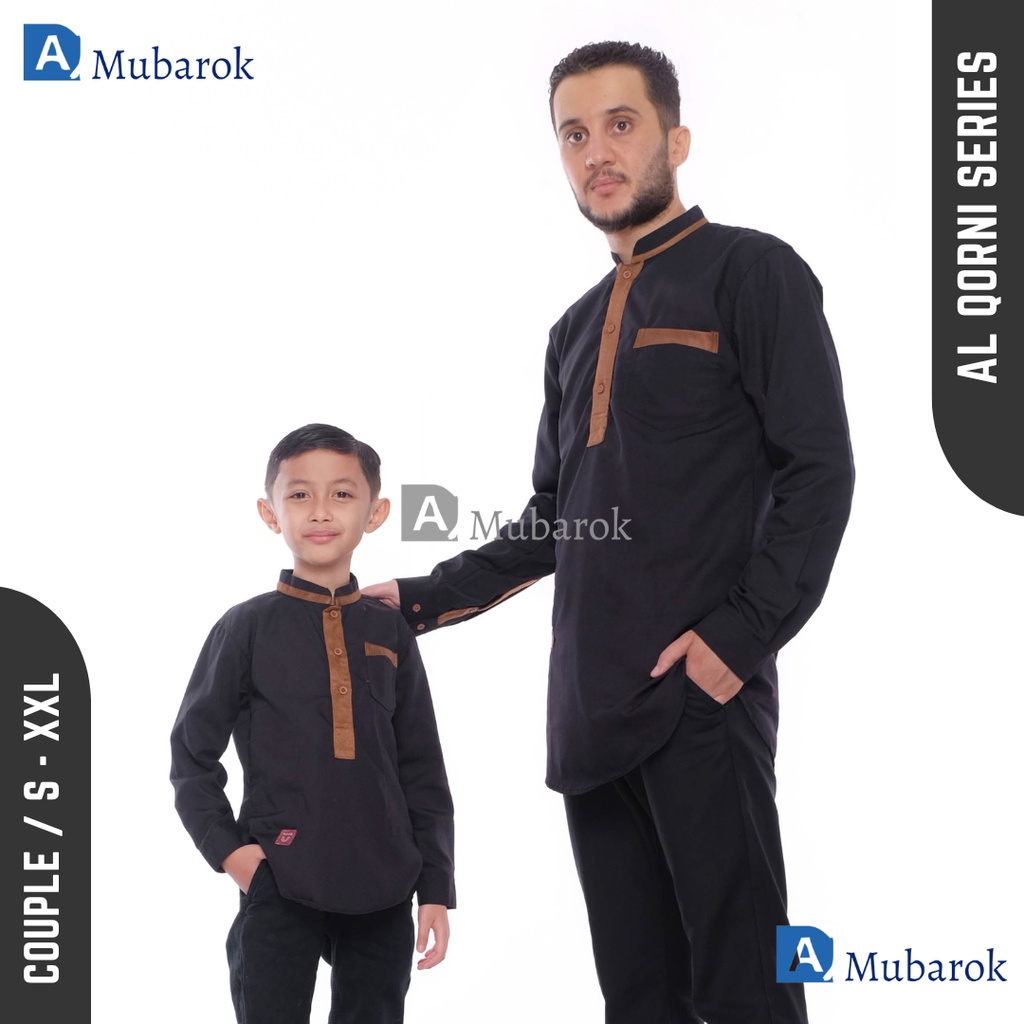 Baju Koko Dewasa Anak lengan Panjang Pakistan Kurta AG Mubarok AL Qorni Original ARRA