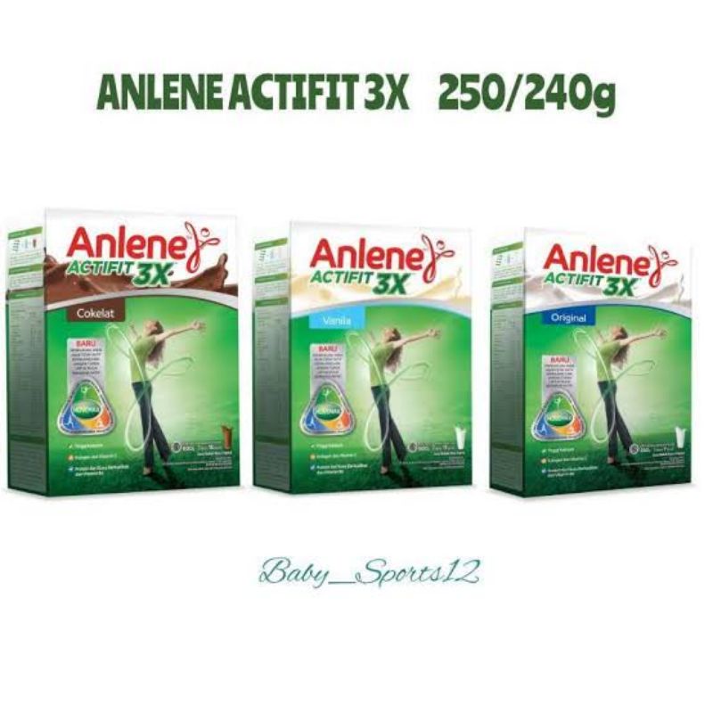 

Anlene Actifit 240 gr coklat/vanila