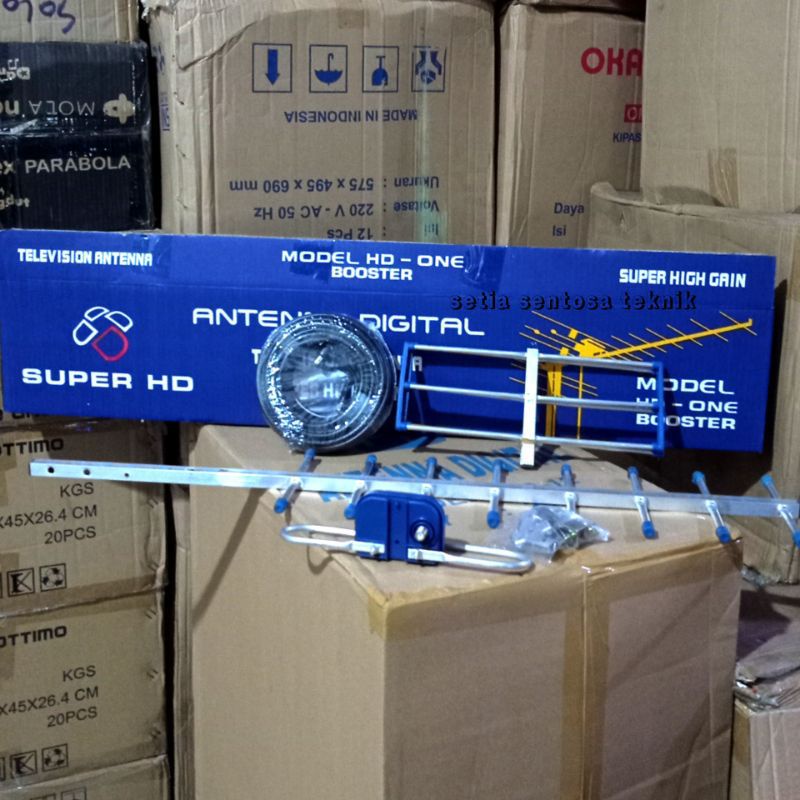 Antena TV digital outdoor SUPER HD + Booster