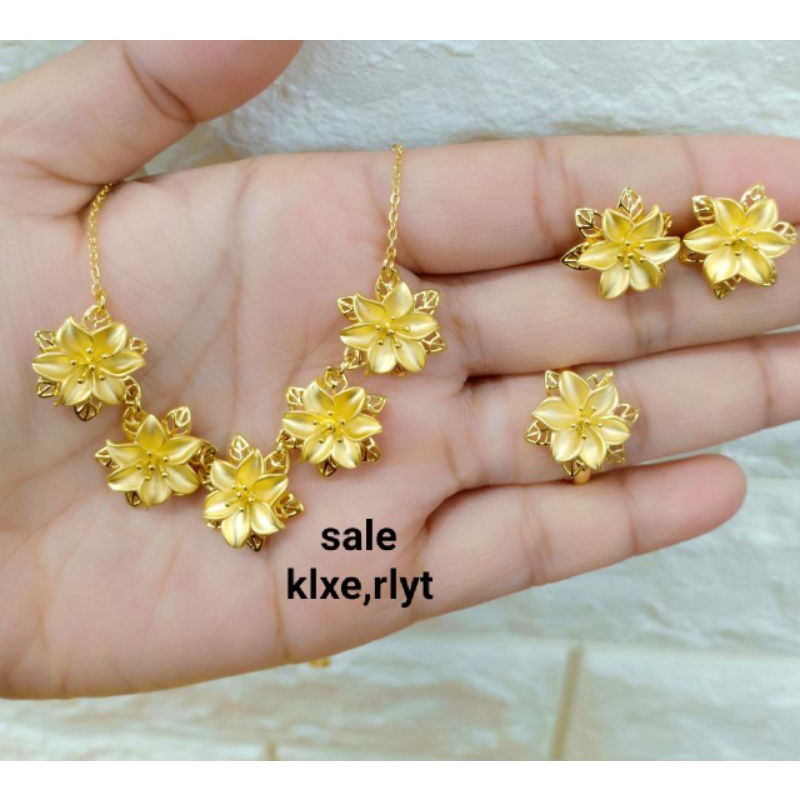 Set Kendari Replika Emas 24k mewah