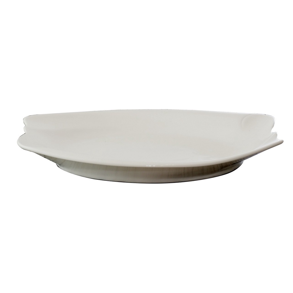 LQ1105212 Piring Sup putih Porselen 12 inch merek Vicenza bahan Porcelain GARANSI kirim dijamin aman