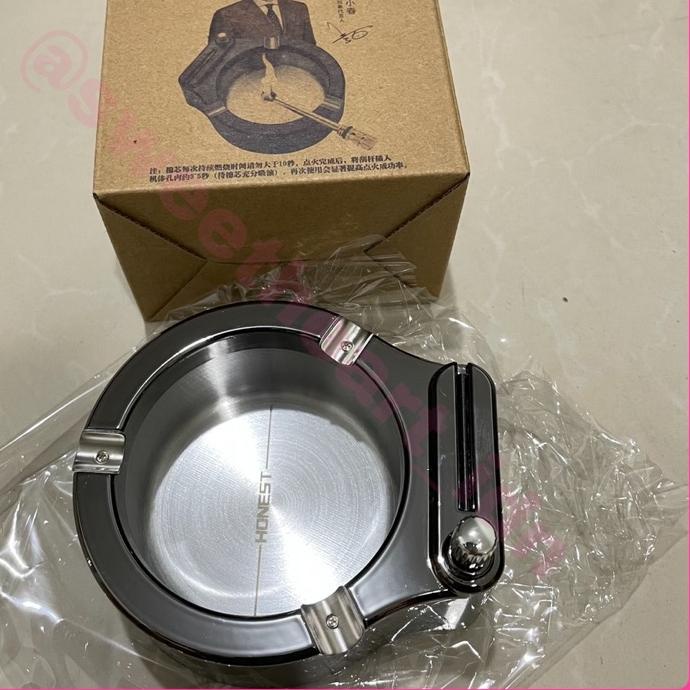 New Stock Asbak Korek Gesek HONEST