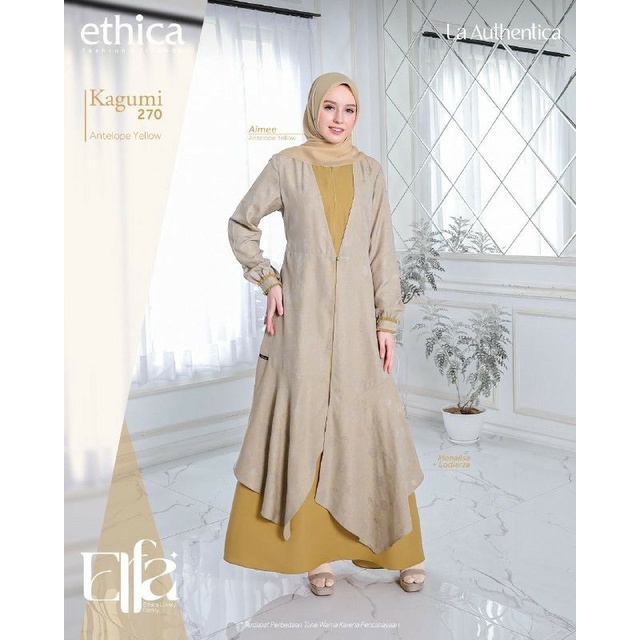 Ethica Elfa 266 Antelope Yellow Kagumi 270 Kagumi Kids 127 Kahfi 243 Kahfi Kids 174 Baju Muslim Sarimbit Keluarga Family Series Terbaru Lebaran 2023 Ori