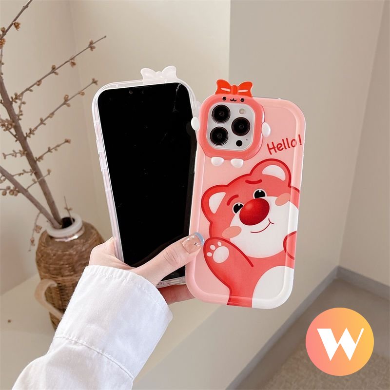 3d Bow Monster Lensa Soft Case Realme C35 C25 C17 C33 C20A C25s C20 C3 C30 C21Y C12 C31 C11 C15 C25Y C2 8Pro 7i 9Pro+5i 6i 7 5 9i 89 C21 Kartun Lucu Manyo Beruang Strawbery Sarung Cover Sarung