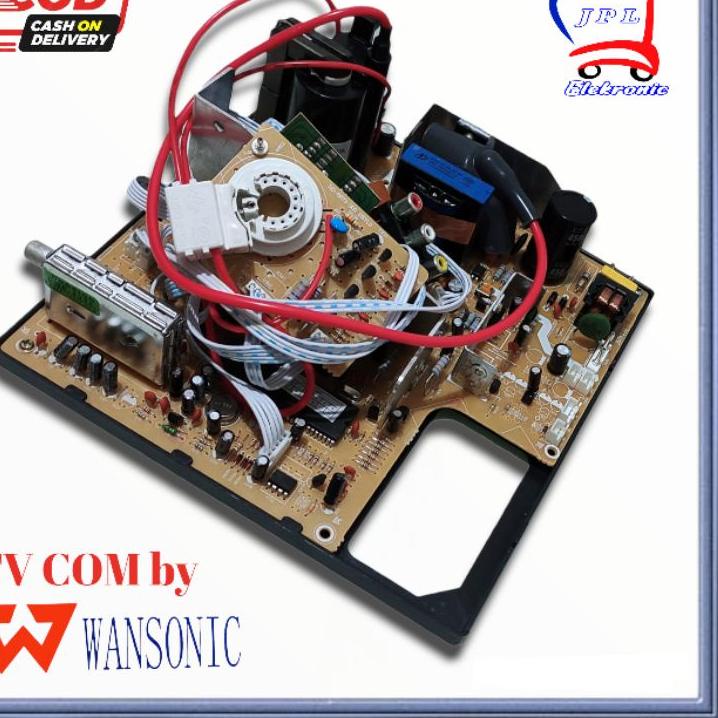 Bagus Dipakai.. MESIN TV 14 - 21 INC TV COM - MESIN TV COM 14 - 21 TABUNG BIASA / MESIN TV WANSONIC 
