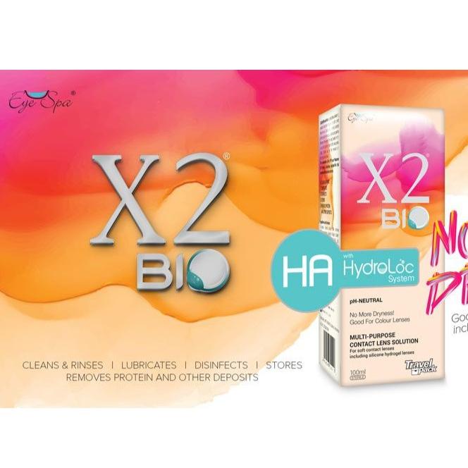 SBD.21De22p ▪ Cairan Softlens X2 Bio 100ml Air Cuci Softlen X2 Bio 100 ml Pencuci Perendam Pembersih