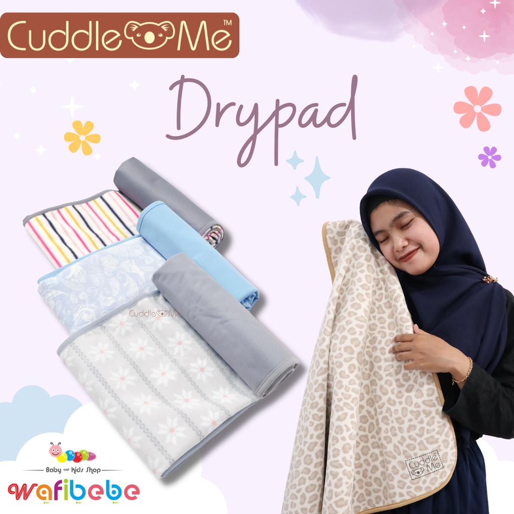 Cuddle Me Dry Pad Alas Ompol Kain Perlak Modern Bayi Waterproof Anti Tembus Original Cuddleme Drypad