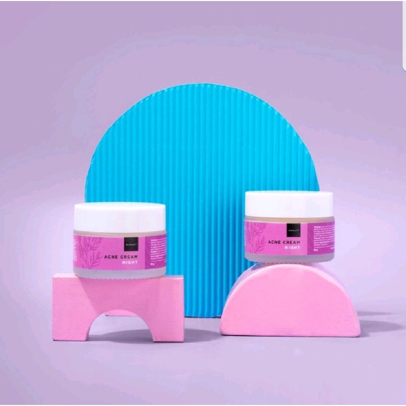 Scarlett acne cream siang&malam