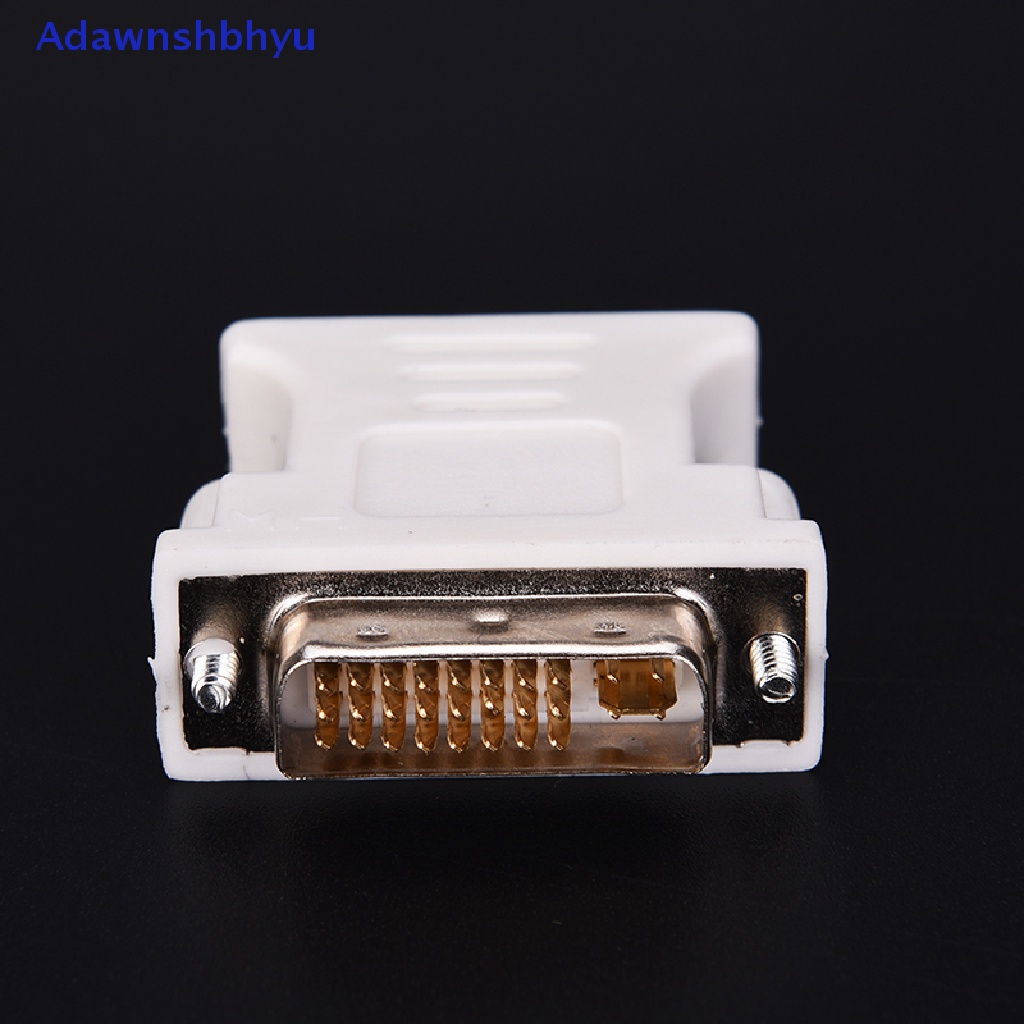 Adhyu Konektor portable hot top dual link DVI-I male Ana24+5Ke VGA female (15-pin) adapter ID