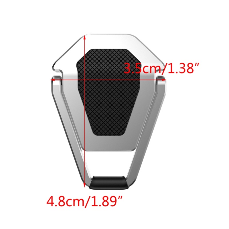 Zzz 2PCS Invisible Laptop Stand Mini Zinc Alloy Cooling Pad Dudukan Keyboard Komputer Kickstand Meja Laptop Ergonomis Stan