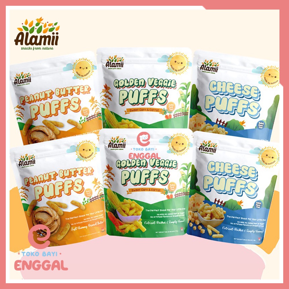 Alamii Puffs Snack Sehat Anak dan Bayi