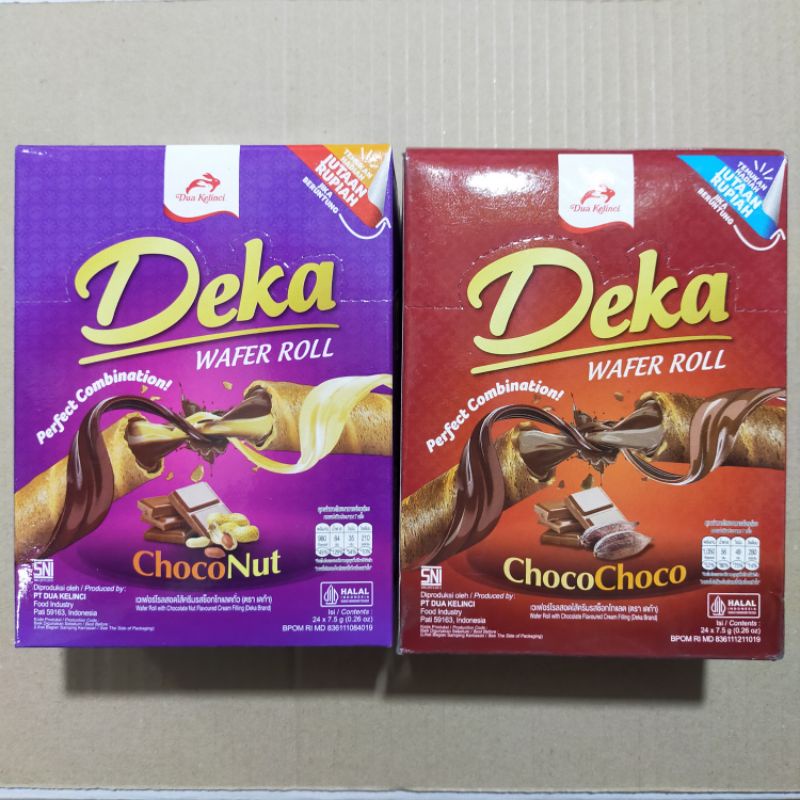 

DEKA WAFER ROLL 7.5 GRAM- ISI 24 PCS