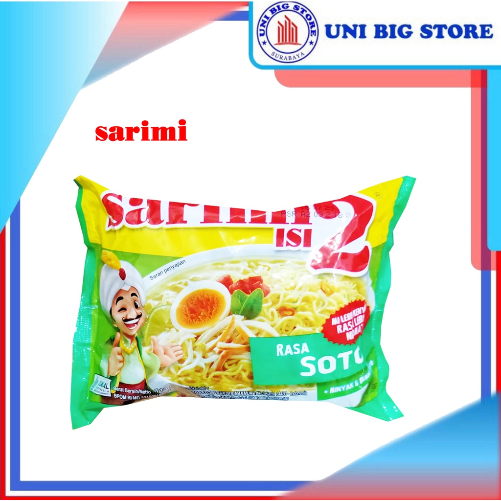 

Sarimi Mi Instan Mie Kuah Isi 2 Soto 113 gr Noodles