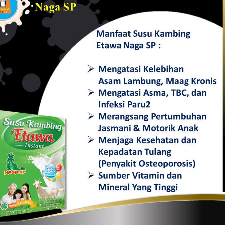 

⇽ Susu Kambing Etawa Bubuk Naga SP 250g Murni Mengatasi Masalah Asam Lambung Pernapasan Asma dan TBC ¤