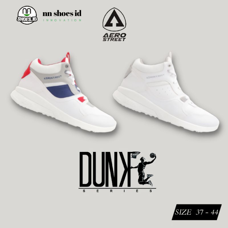 Jual Aerostreet Dunk Putih Merah Biru/Putih Abu Muda 37-44 Sepatu ...