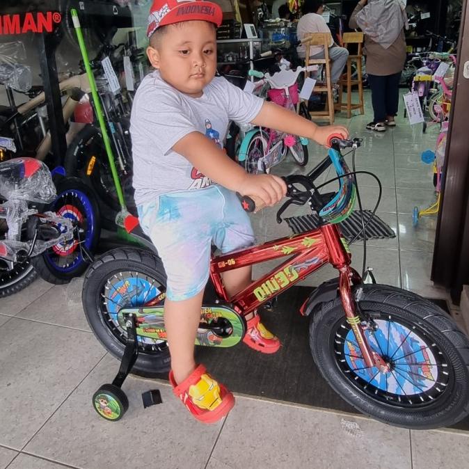Sepeda Anak Genio Mavericks Ukuran 12-16-18 Inch #Original