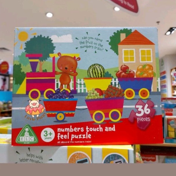 ELC touch and feel numbers train puzzle