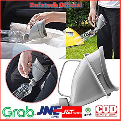 Auzan Urinator Travel Portable Emergency Toilet Pria Wanita Dewasa - C1676 - Gray