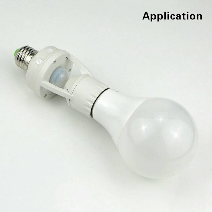 ------] fitting lampu otomatis sensor gerak pir motion infrared sensor