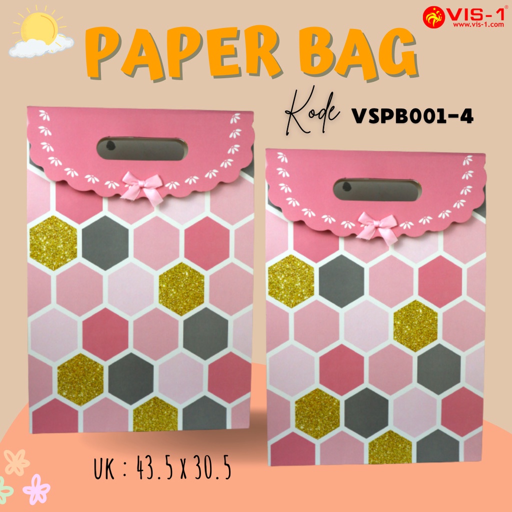 

Paper Bag Fancy / Tas Hampers / Tas Souvenir Uk 43,5 x 30,5 cm