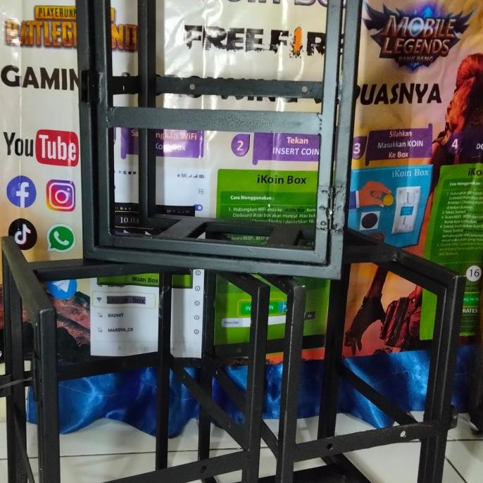 WiFi koin Kandang | kotak besi | iKoinBox paling dicari