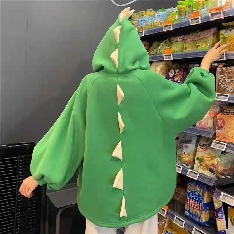 DINOS CUTE HOODIE SWEATER OVERSIZE