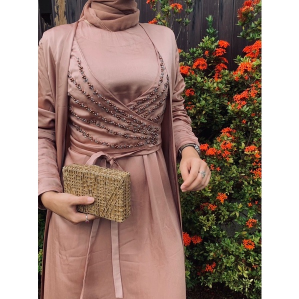 ABAYA HANAN JALABIYA ARAB GAMIS DUBAI BIGSIZE BIG SIZE JUMBO REQUEST SIZE HITAM PESTA GAUN OUTER