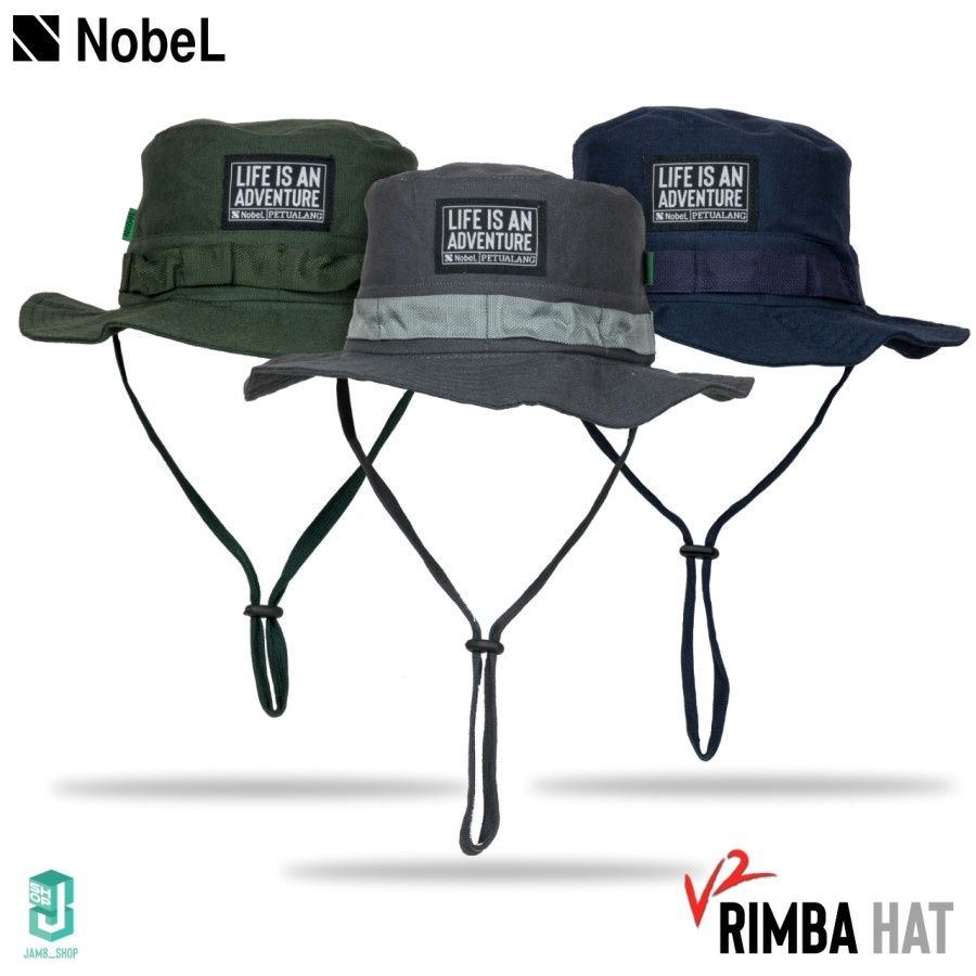 Topi Rimba / Rimba Hat / Topi Mancing / Topi Berburu / Nobel Outdoor