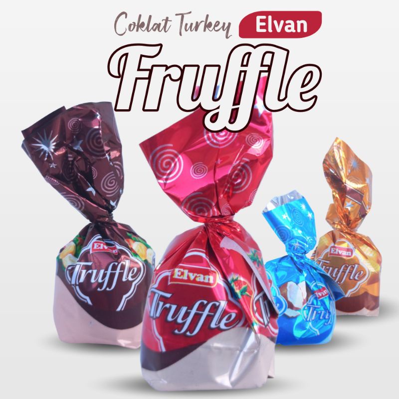 

Coklat/Cokelat Turki/Turkey Truffle Elvan 100% Original - Produksi Baru - Expired 05/2024