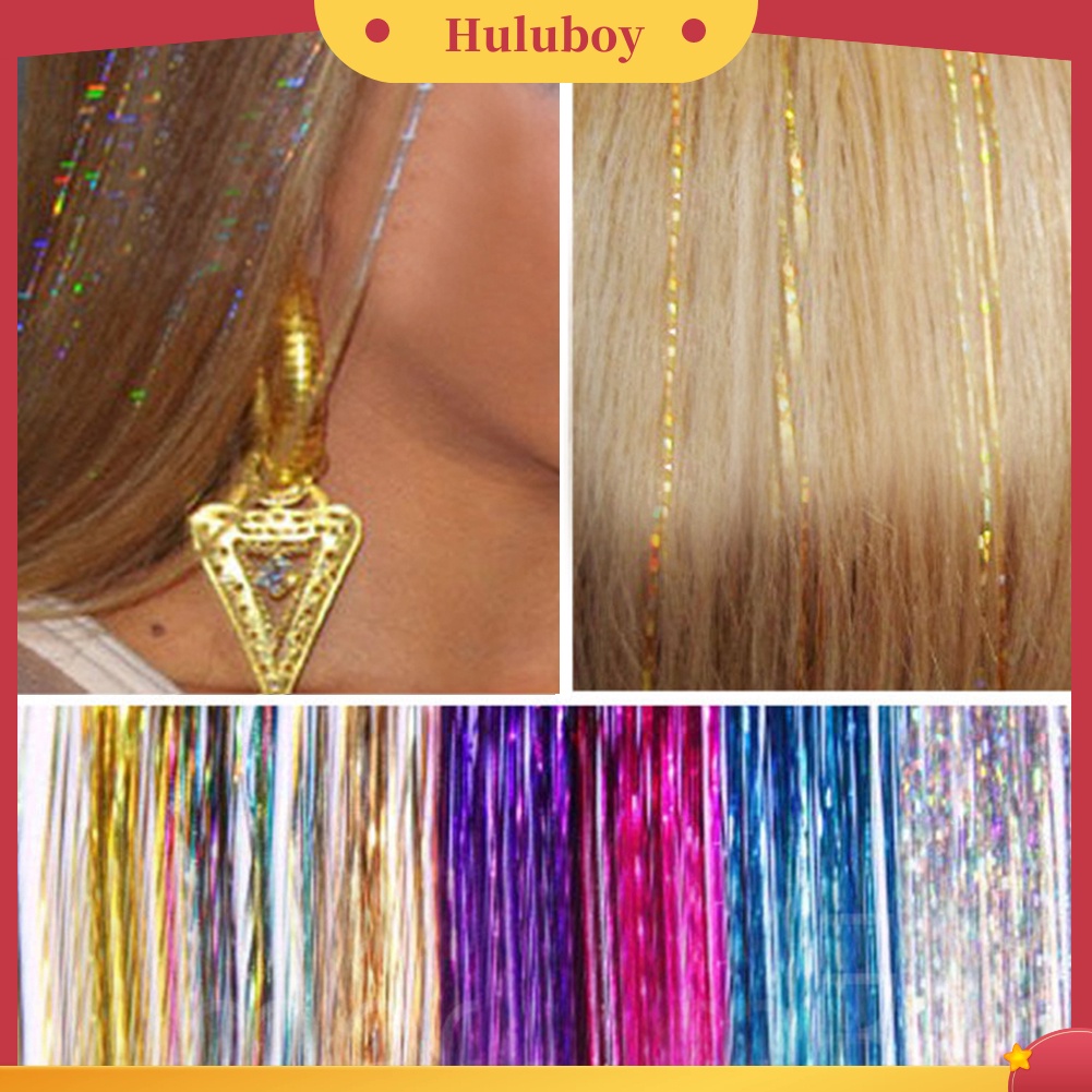 Hair Extension Aksen Glitter Sparkly Untuk Pesta Klub Malam