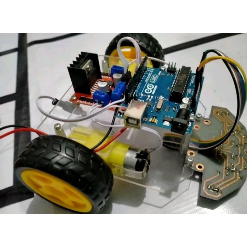 robot line follower arduino sensor garis tracking