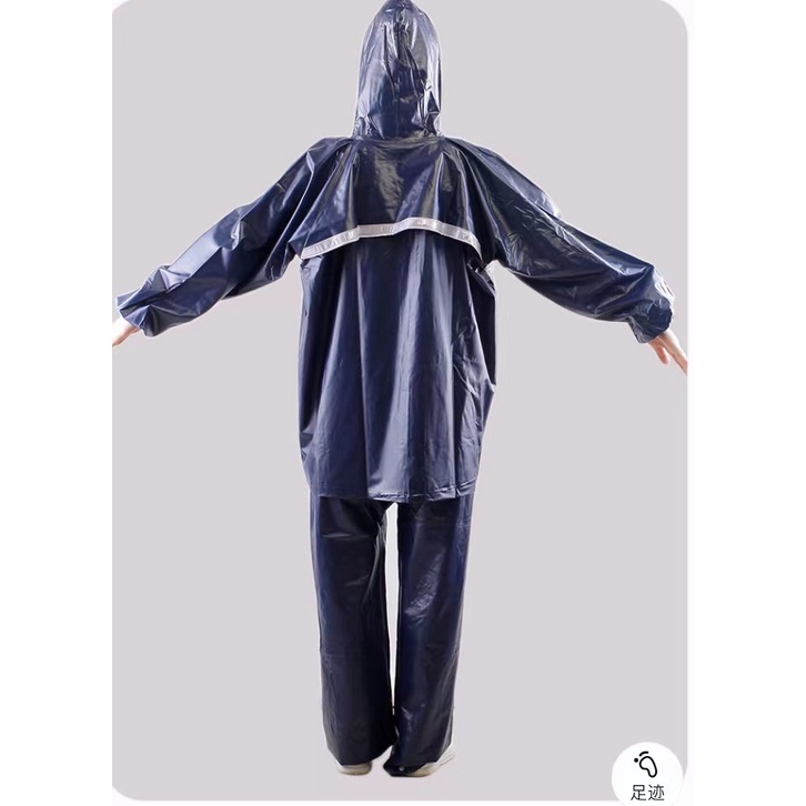 Jas Hujan Ponco Premium bahan PVC dilengkapi Penutup Muka import / Jas Hujan Ponco Premium