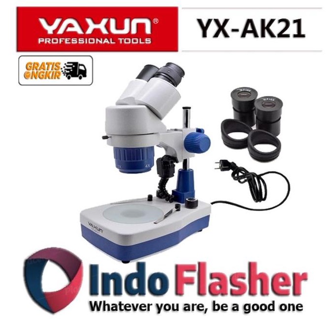 Jual Yaxun Ak21 Microscope Trinocular Microscope Digital Microscope Hp