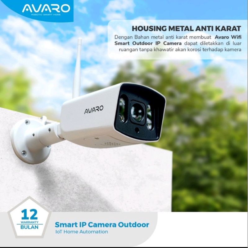 AVARO Smart CCTV IP Camera CCTV Outdoor 4MP PTZ Garansi Resmi