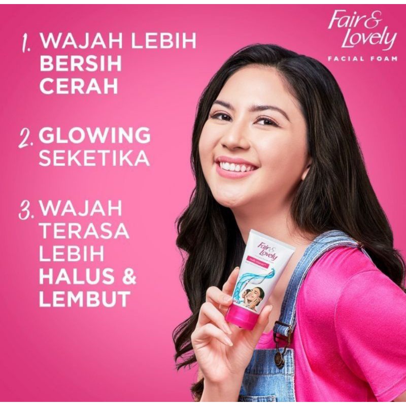 Facial Foam Fair &amp; Lovely 50 Gr  - Fair &amp; Lovely Facial Foam Multivitamin  - Sabun Wajah Wanita