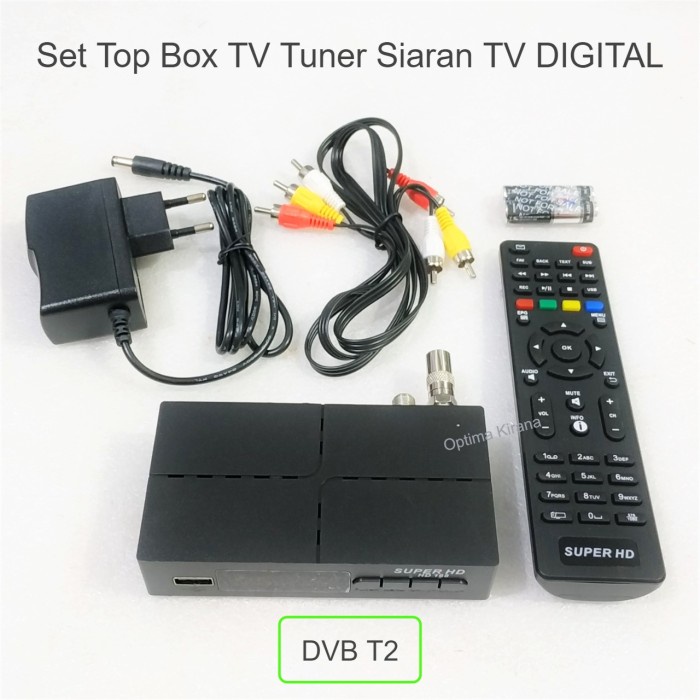 Set Top Box STB Receiver Digital TV Tuner Box 1080P DVB-T2 Super HD